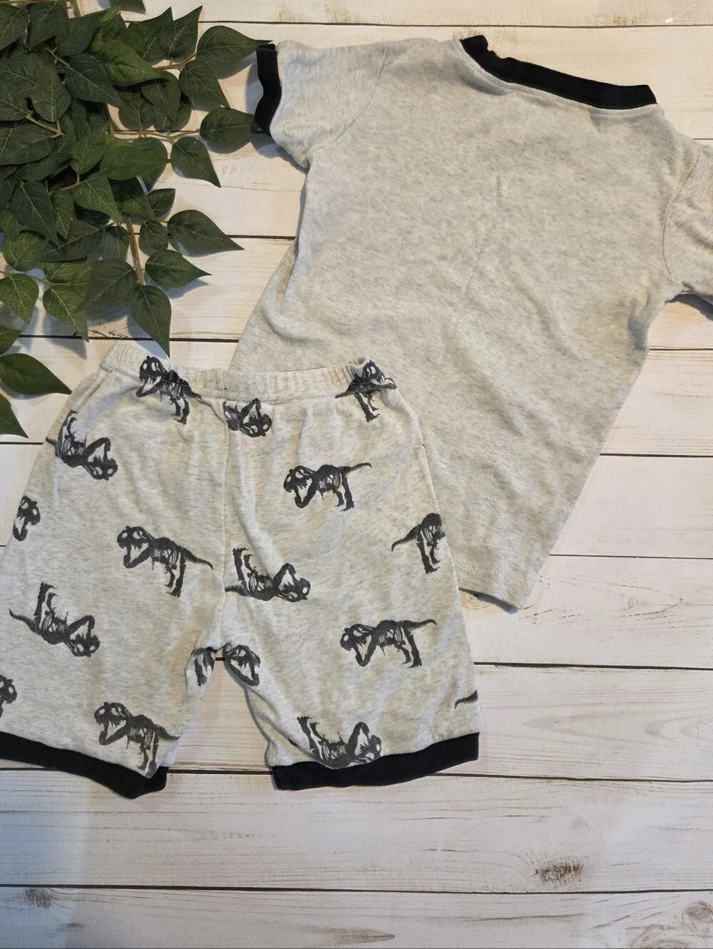 Boy's Dinosaur Pajamas, Size 5T, 3 Pairs